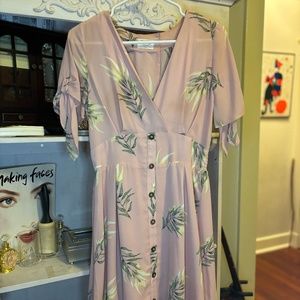 Sienna Sky Pink Floral Dress-/m